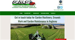 Desktop Screenshot of gmsgardenmachineryservices.co.uk